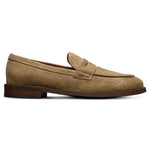 Allen Edmonds Como Suede Penny Loafer Tobacco