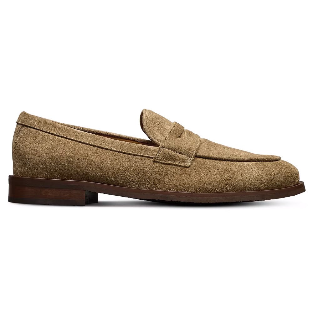 Allen Edmonds Como Suede Penny Loafer Tobacco