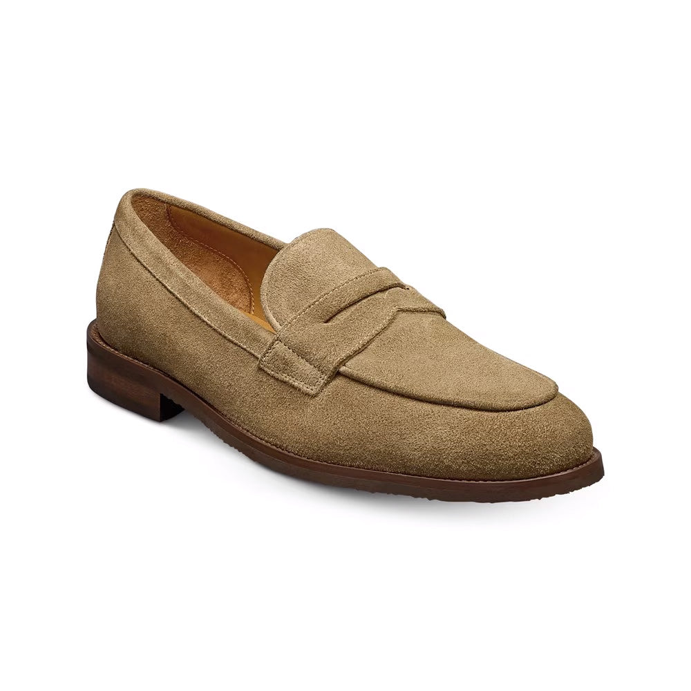 Allen Edmonds Como Suede Penny Loafer Tobacco (8352)