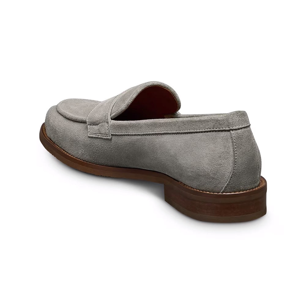 Allen Edmonds Como Suede Penny Loafer Piombo Grey (8351)