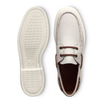 Allen Edmonds Panama Leather Boat Shoe White (8273)