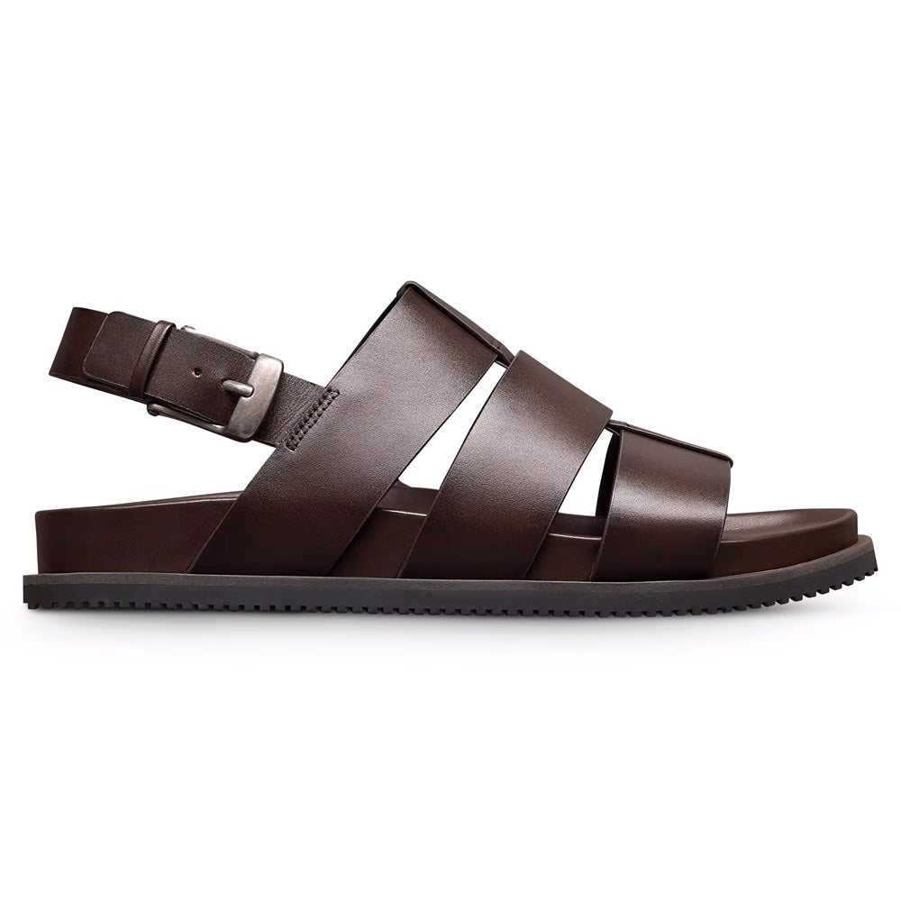 Allen Edmonds Damien Fisherman Leather Sandal Espresso