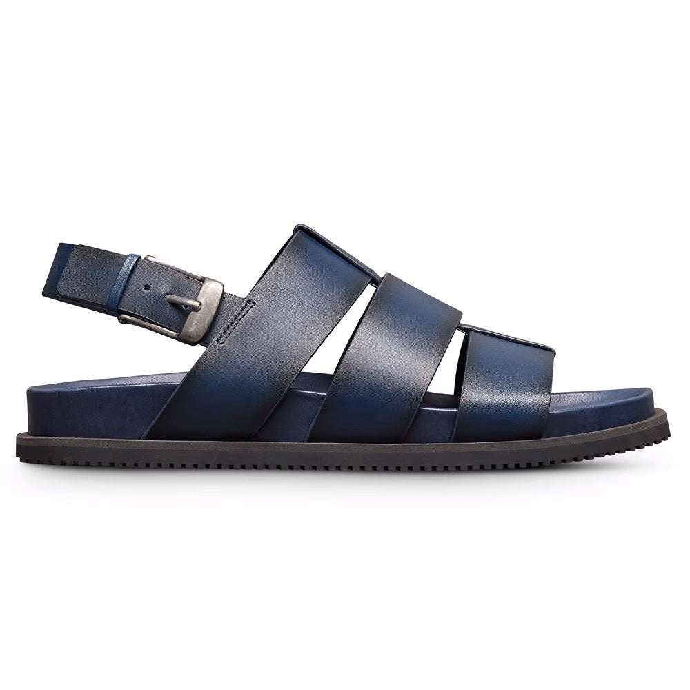 Allen Edmonds Damien Fisherman Leather Sandal Navy