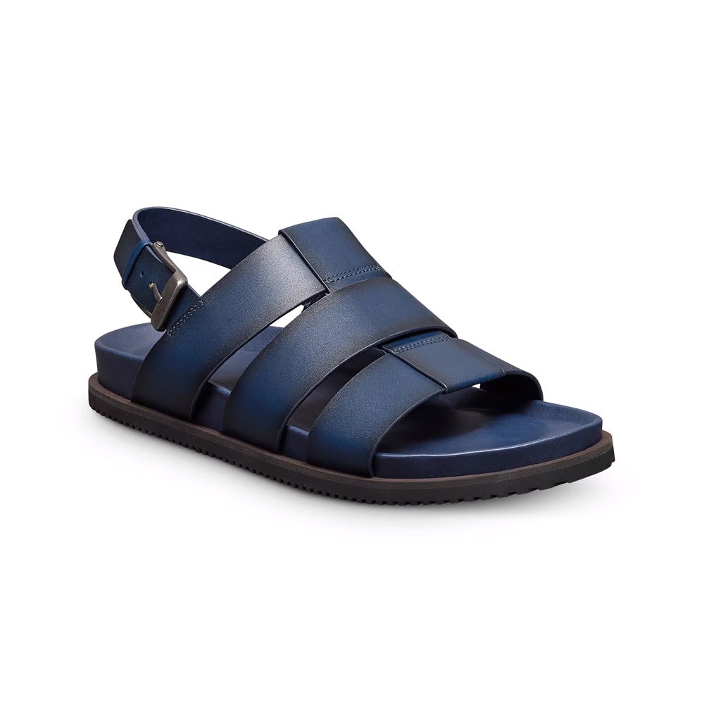 Allen Edmonds Damien Fisherman Leather Sandal Navy (8196)