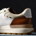 Allen Edmonds Lionel Suede Lace-Up Sneaker White (8193)