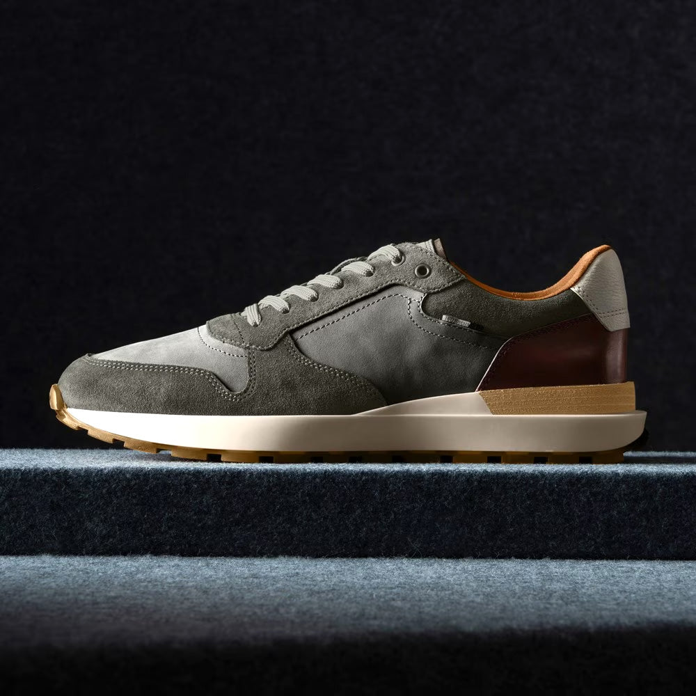 Allen Edmonds Lionel Suede Lace-Up Sneaker Grey (8192)