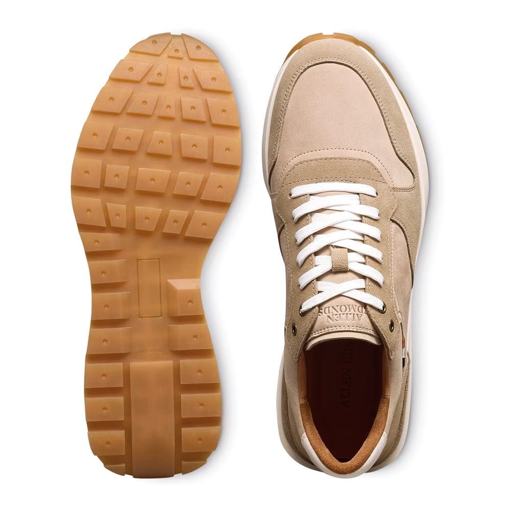 Allen Edmonds Lionel Leather Lace-Up Sneaker Sand (8190)