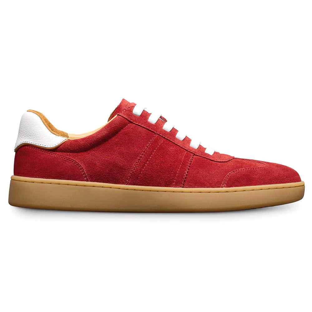 Allen Edmonds Ludlow Suede Slip-on Stretch-lace Sneaker True Red (8125)