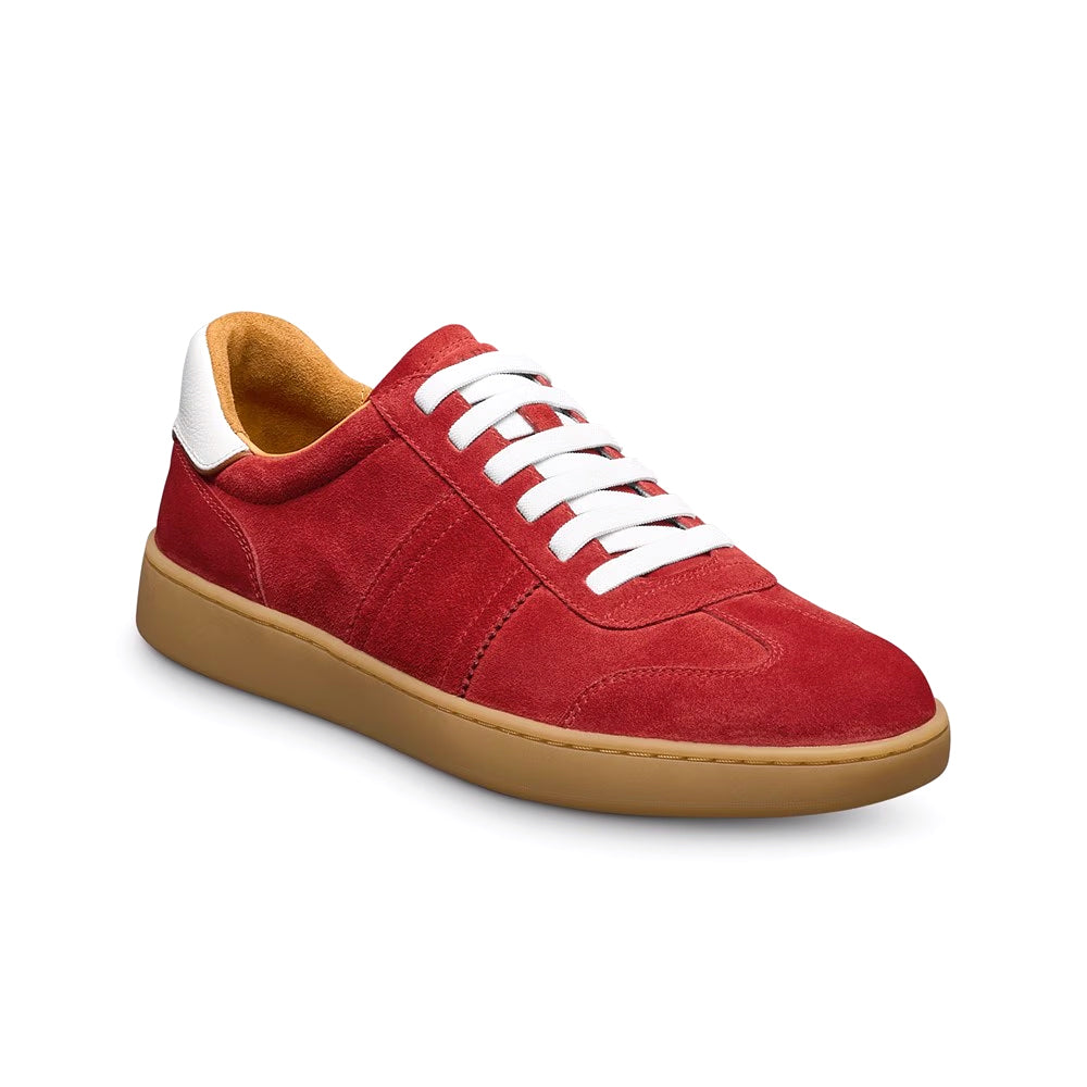 Allen Edmonds Ludlow Suede Slip-on Stretch-lace Sneaker True Red (8125)