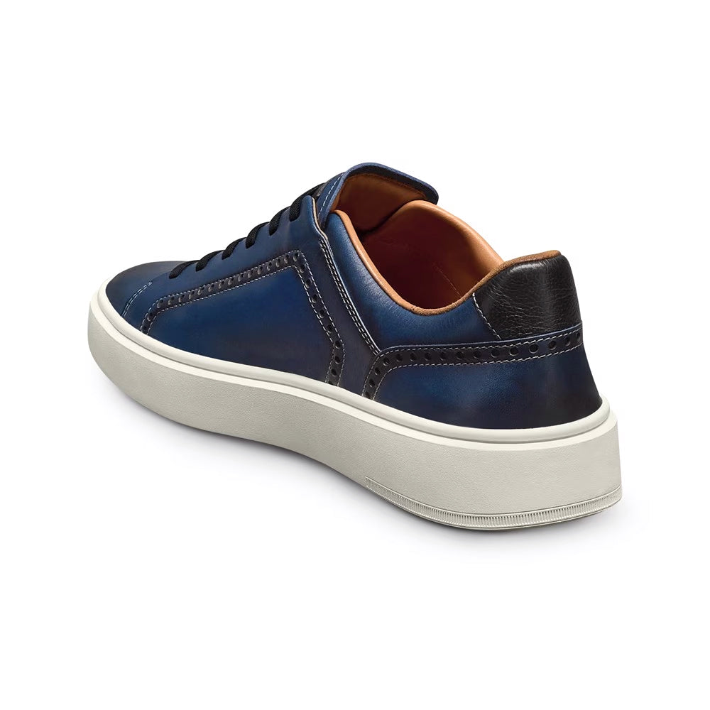 Allen Edmonds Oliver Leather Slip-on Stretch-lace Sneaker Navy (7917)