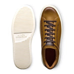 Allen Edmonds Oliver Leather Slip-on Stretch-lace Sneaker Walnut (7916)