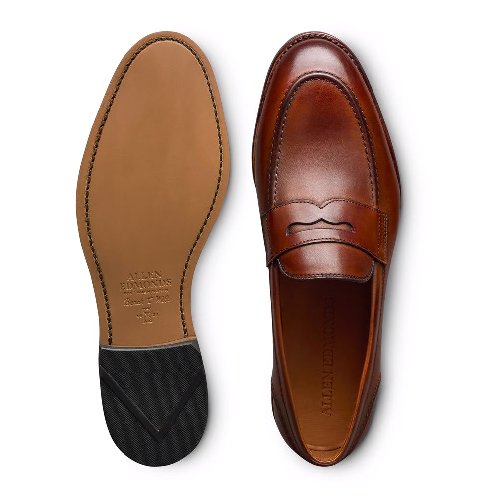 Allen Edmonds Randolph 2.0 Leather Penny Loafer Dark Chili (8275)
