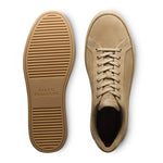 Allen Edmonds Barnes Suede Lace-Up Sneaker Bone (8379)