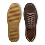 Allen Edmonds Barnes Suede Lace-Up Sneaker Polo Brown (8381)