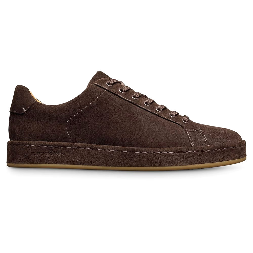 Allen Edmonds Barnes Suede Lace-Up Sneaker Polo Brown