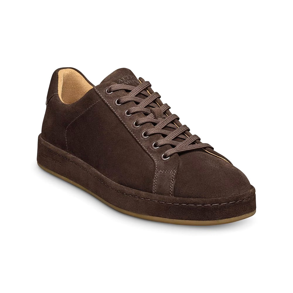 Allen Edmonds Barnes Suede Lace-Up Sneaker Polo Brown