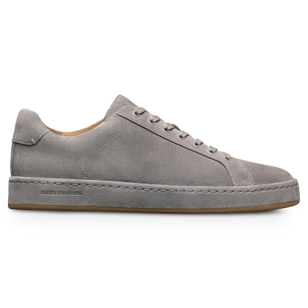 Allen Edmonds Barnes Suede Lace-Up Sneaker Grey