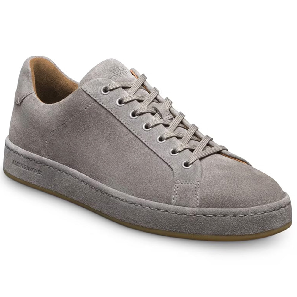 Allen Edmonds Barnes Suede Lace-Up Sneaker Grey (8405)