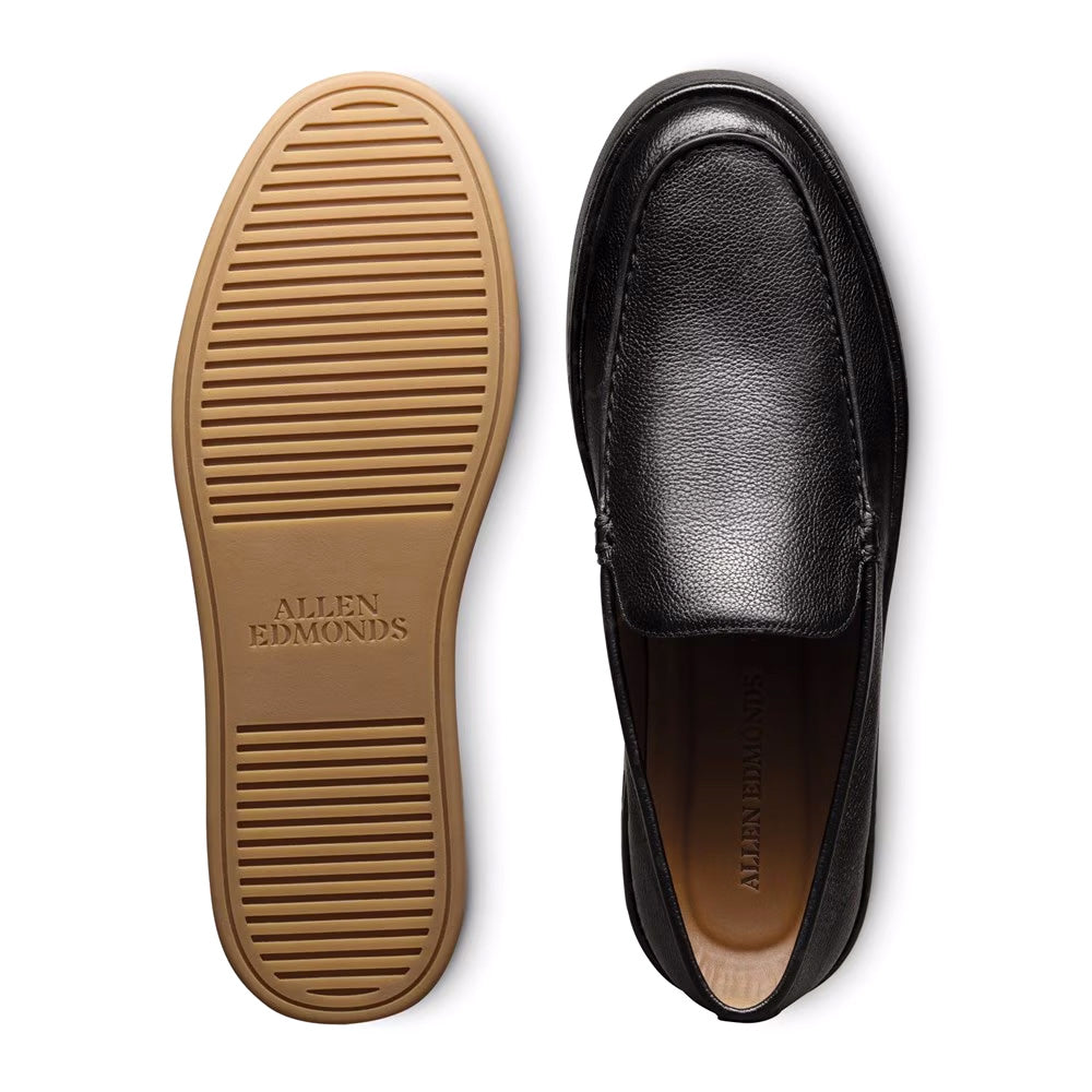 Allen Edmonds Brody Leather Slip-On Sneaker Black