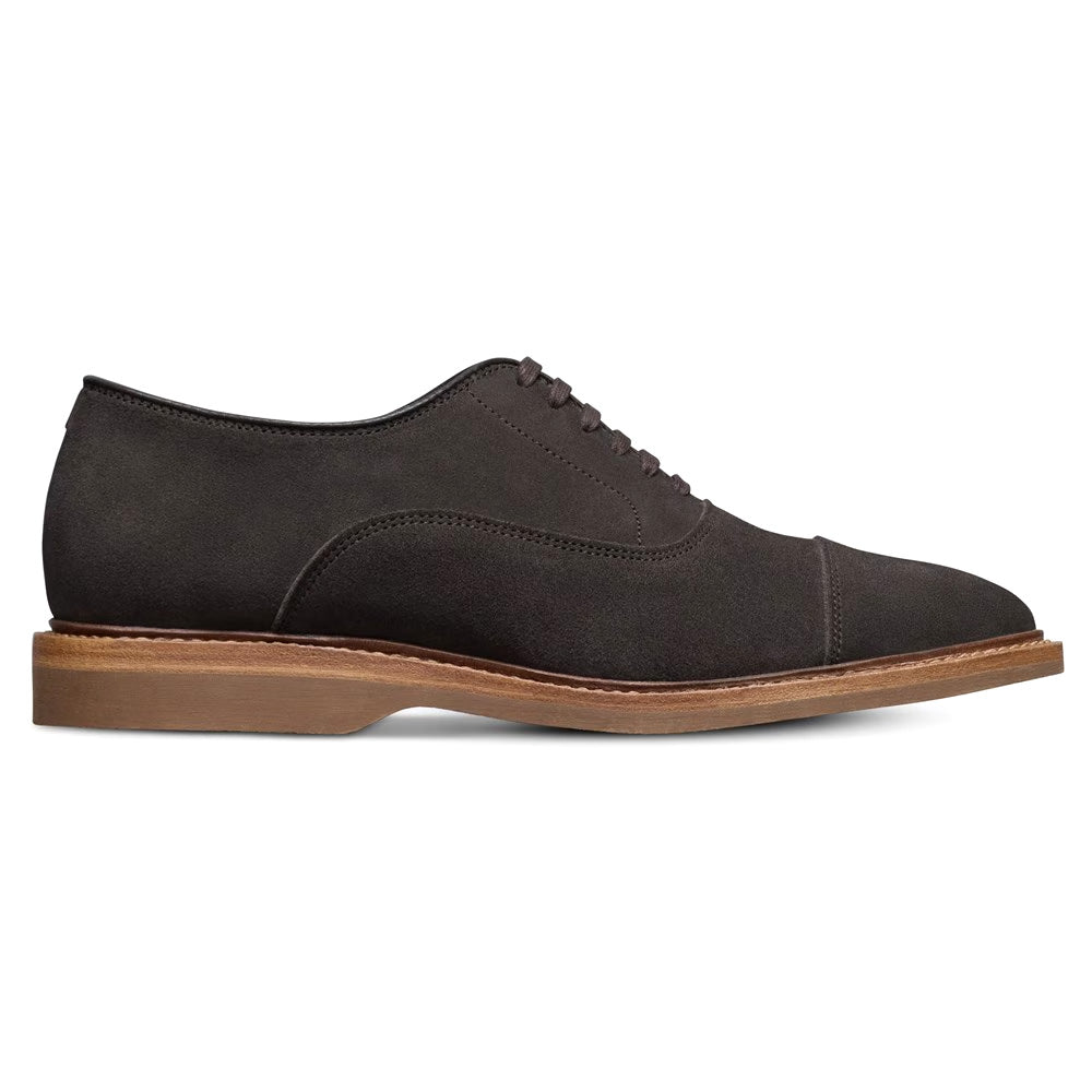 Allen Edmonds Park Avenue Verse Suede Cap-toe Oxford Dress Shoe Bitter Chocolate