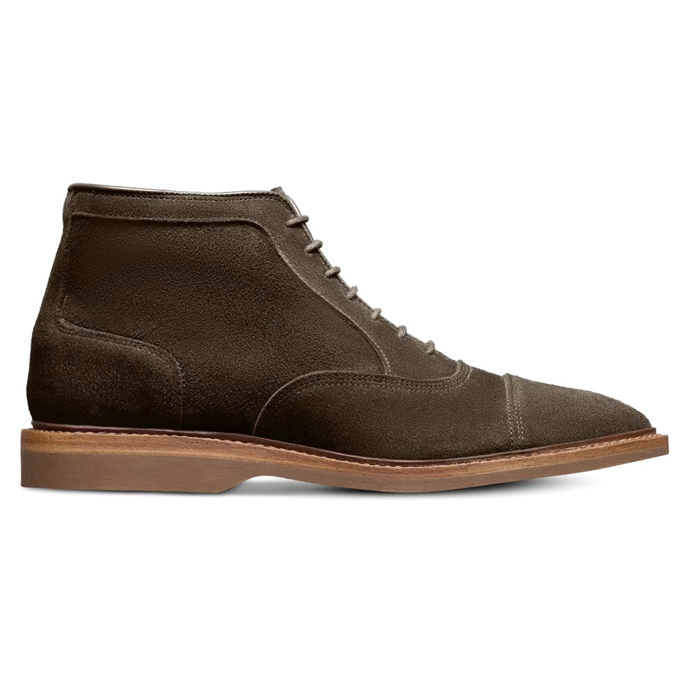 Allen Edmonds Park Avenue Verse Suede Cap-toe Oxford Boot Bitter Chocolate