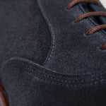 Allen Edmonds Park Avenue Verse Suede Cap-toe Oxford Boot Navy (8633)