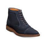 Allen Edmonds Park Avenue Verse Suede Cap-toe Oxford Boot Navy (8633)
