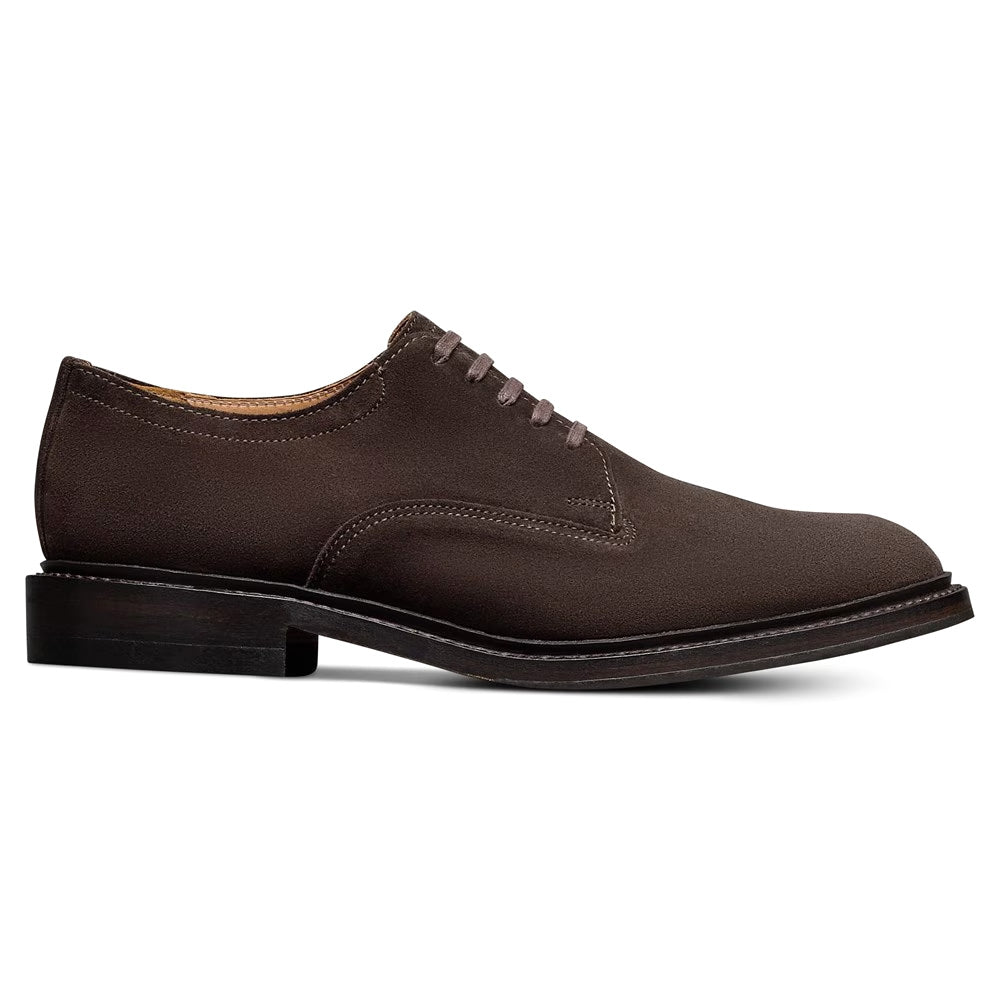 Allen Edmonds Trevor Suede Plain-toe Derby Shoes Bitter Chocolate (8574)