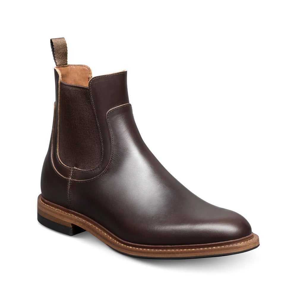 Allen Edmonds Tanner Leather Chelsea Boots Brown (8571)