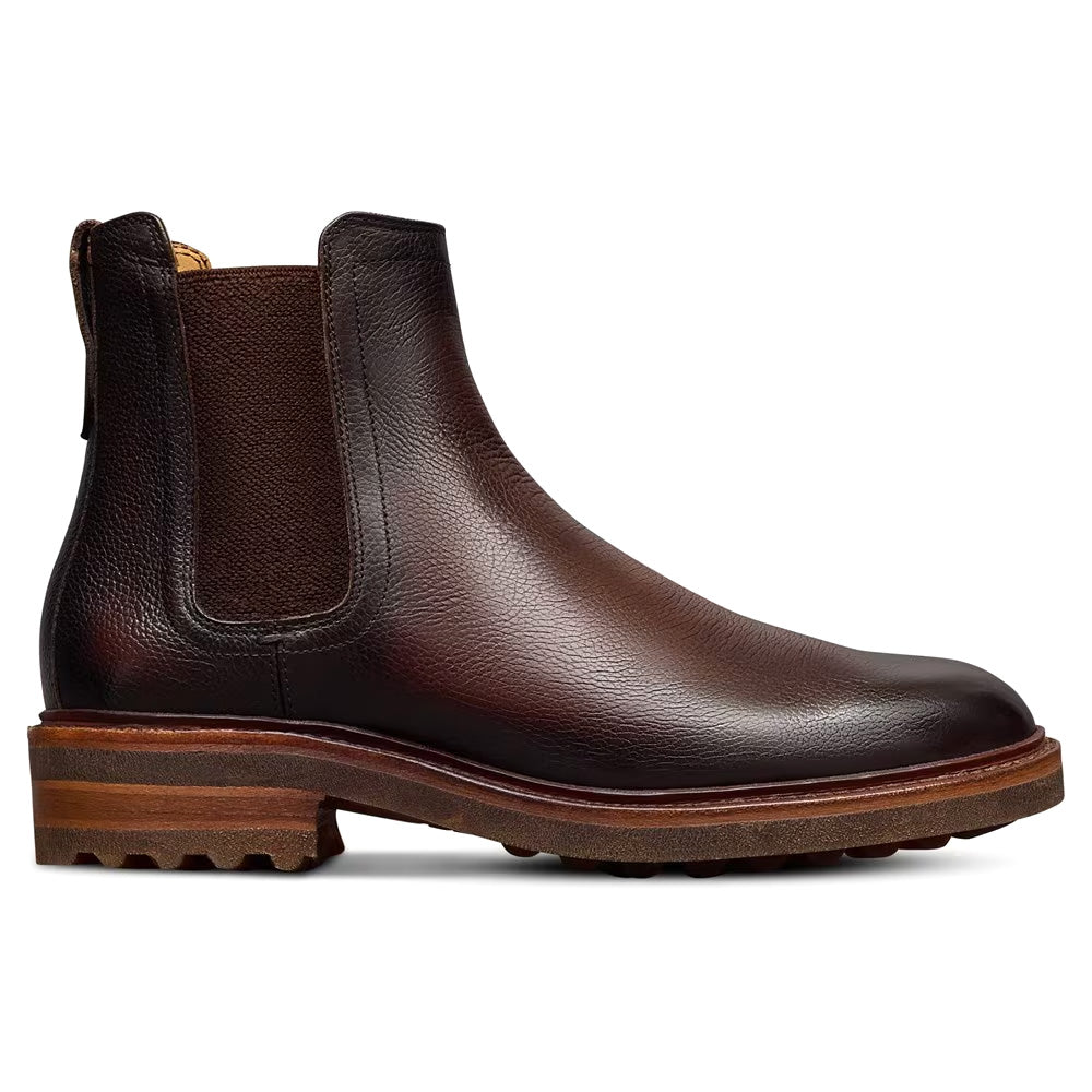 Allen Edmonds Nash Reserve Leather Cheslea Boot Dark Brown (8559)