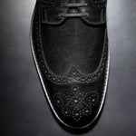 Allen Edmonds Mason Reserve Wingtip Derby Dress Shoes Black (8629)