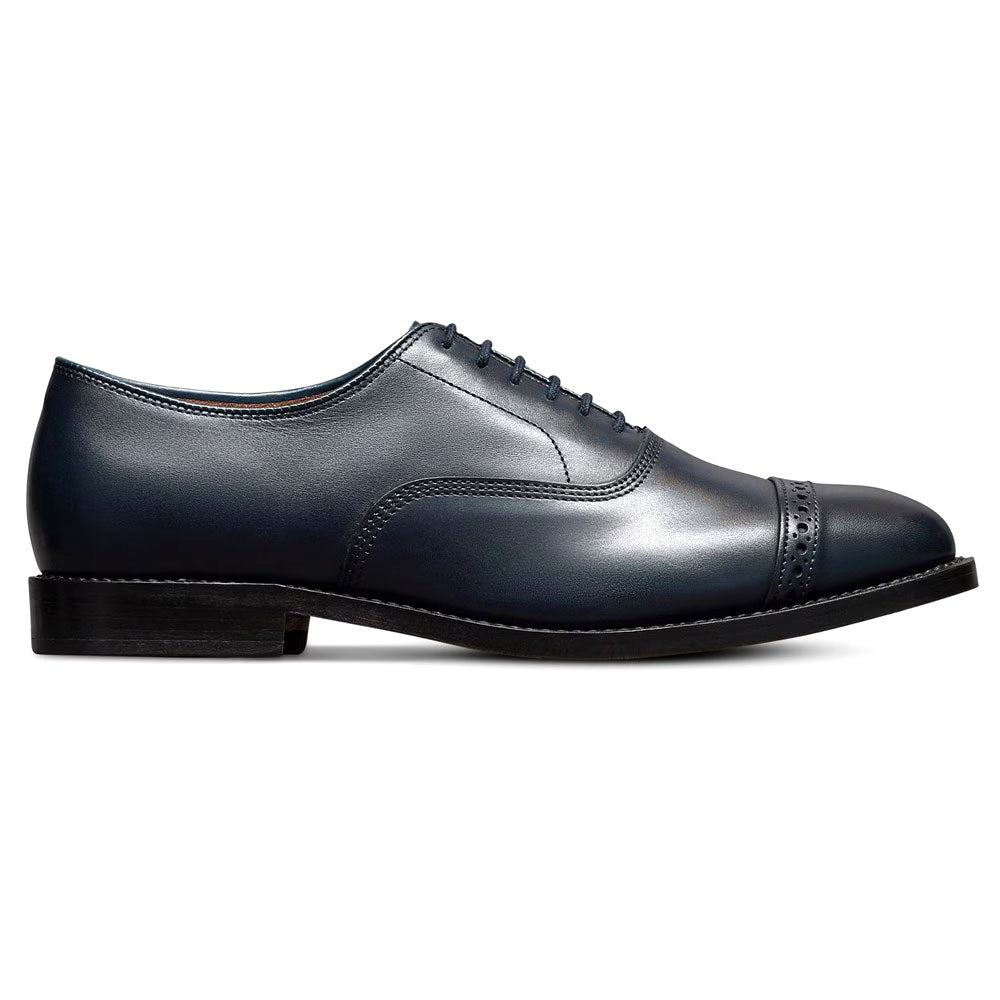 Allen Edmonds Fifth Avenue Cap-toe Oxford Dress Shoes Navy (8521)