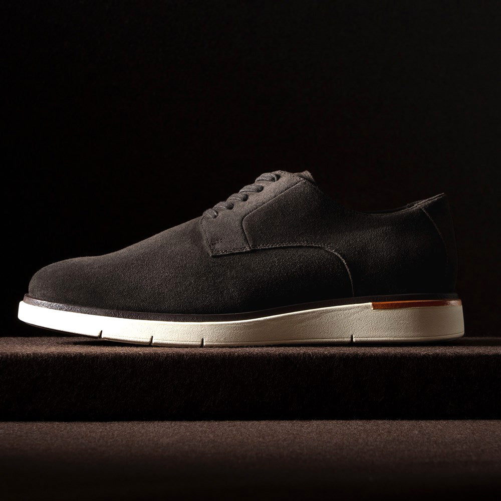 Allen Edmonds Carson Suede Lace-up Hybrid Derby Bitter Chocolate (8677)