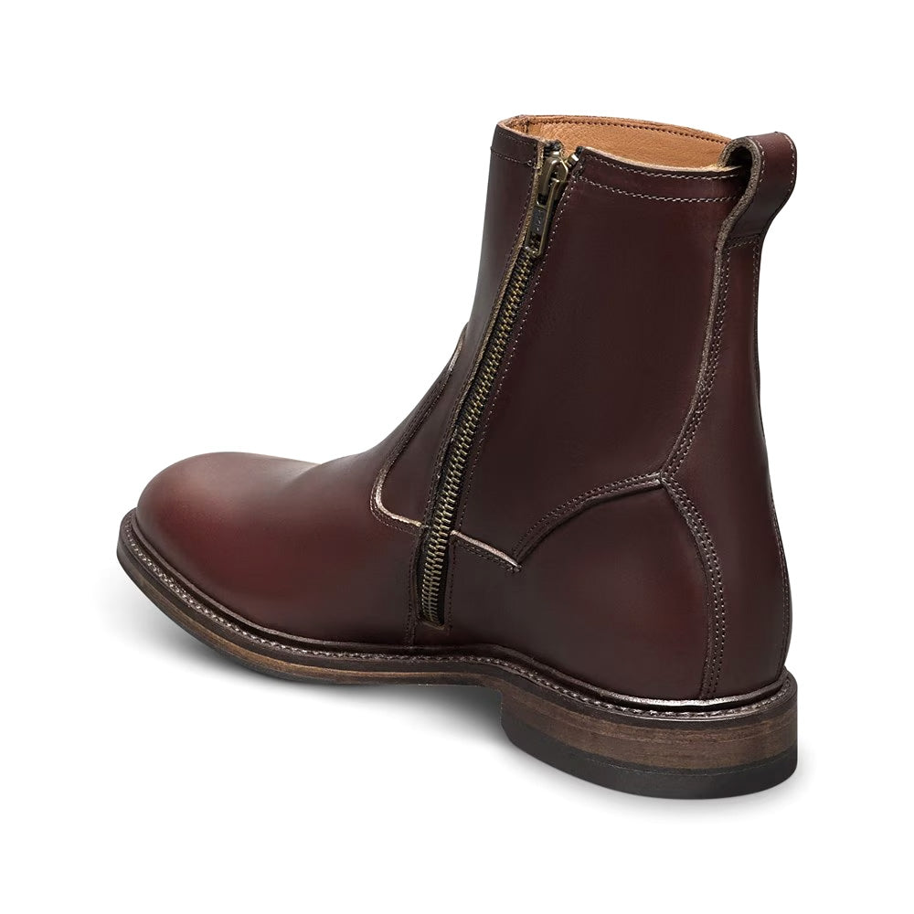 Allen Edmonds Tompkins Leather Zip-up Boots Burgundy (8579)
