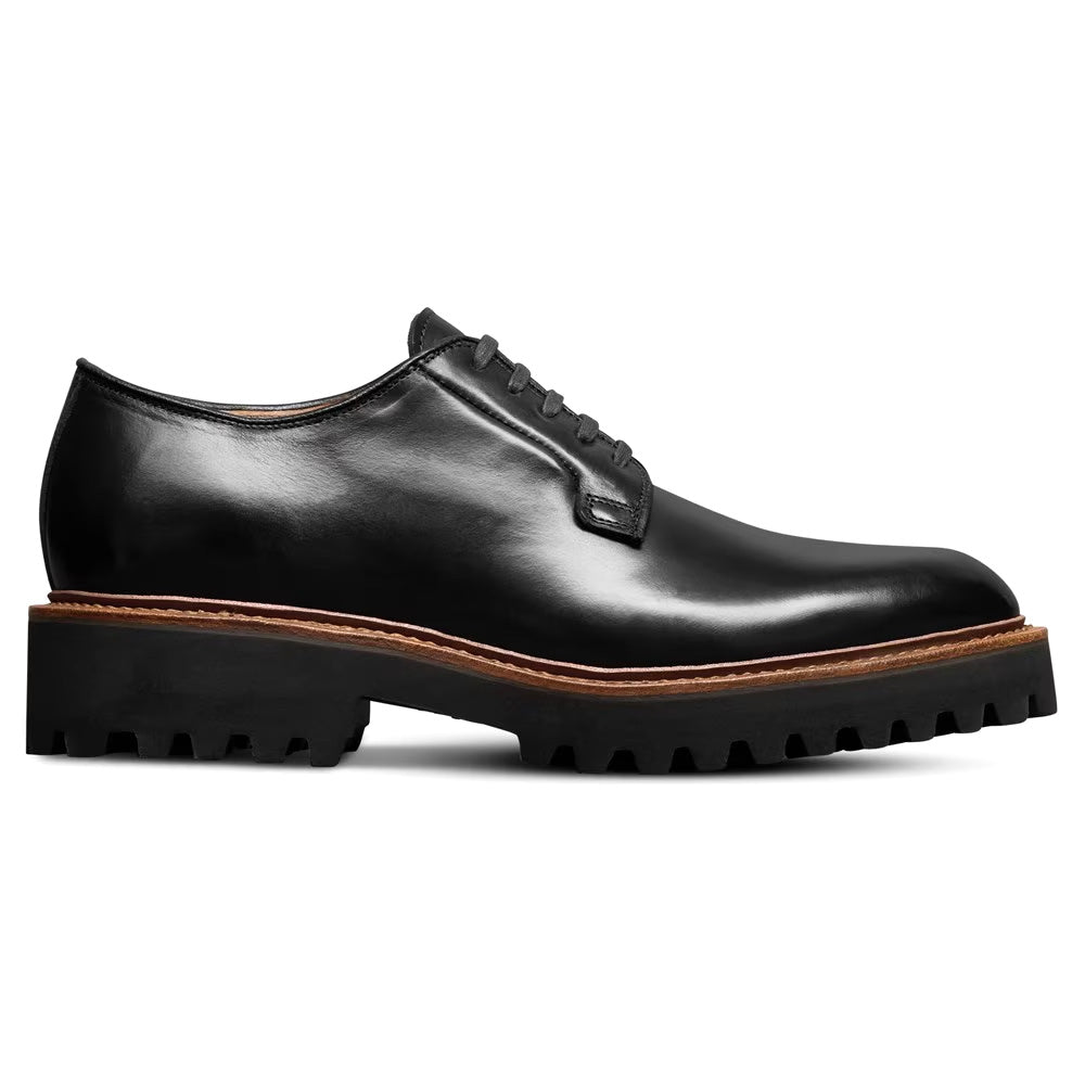 Allen Edmonds Penn Chromexcel Leather Weatherproof Plain-toe Derby Dress Shoe Black (8946)
