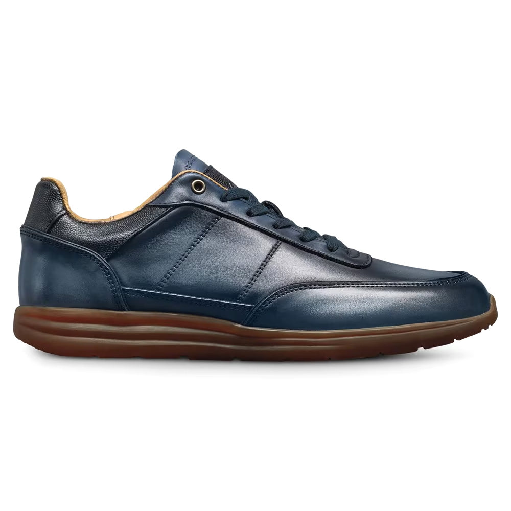 Allen Edmonds Brentwood Reserve Leather Lace-up Sneaker Navy (8846)