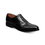 Allen Edmonds Carlyle Embossed Crocodile Oxford Dress Shoe Black (8489)