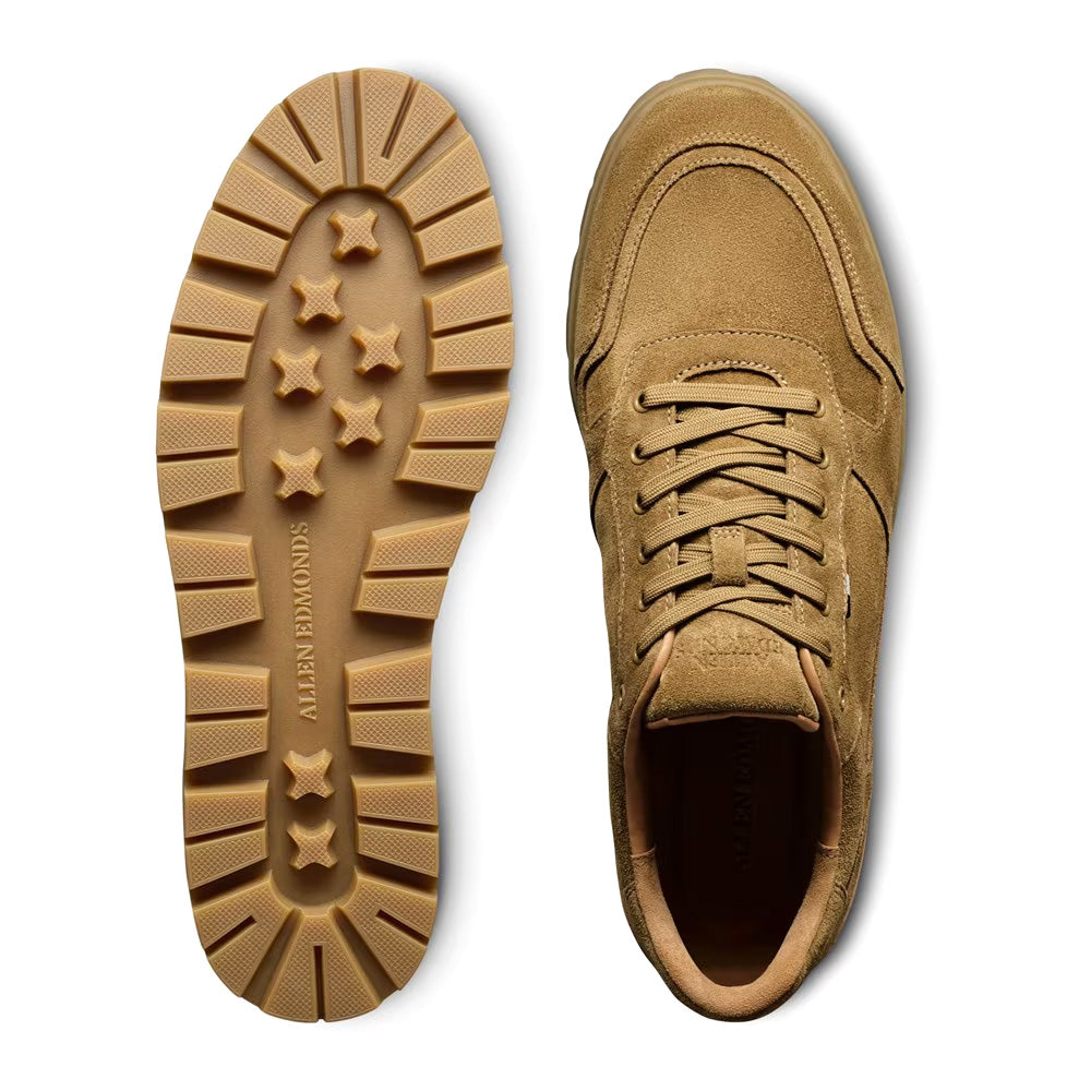Allen Edmonds Vail Suede Lug Sneaker Curry (8423)