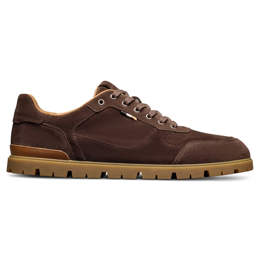 Allen Edmonds Vail Suede Lug Sneaker Polo Brown