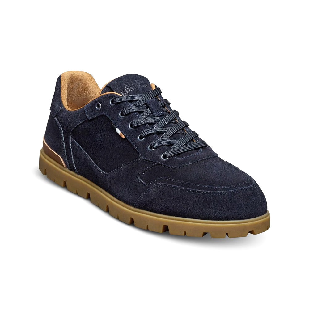 Allen Edmonds Vail Suede Lug Sneaker Navy | MensDesignerShoe.com