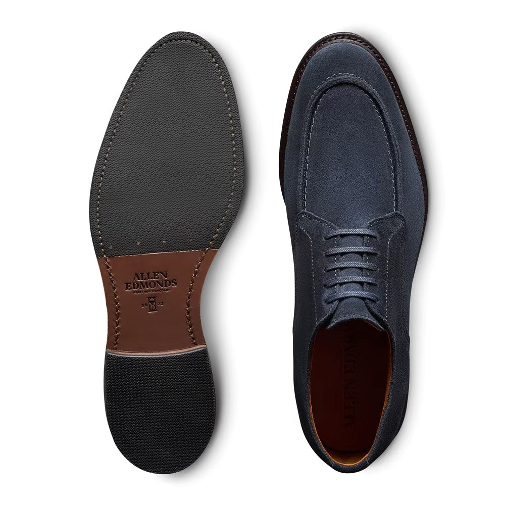 Allen Edmonds Rivington Calfskin Apron-Toe Derby Navy (8796)