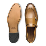 Allen Edmonds Randolph Leather Monk Strap Dress Shoe Walnut (8850)