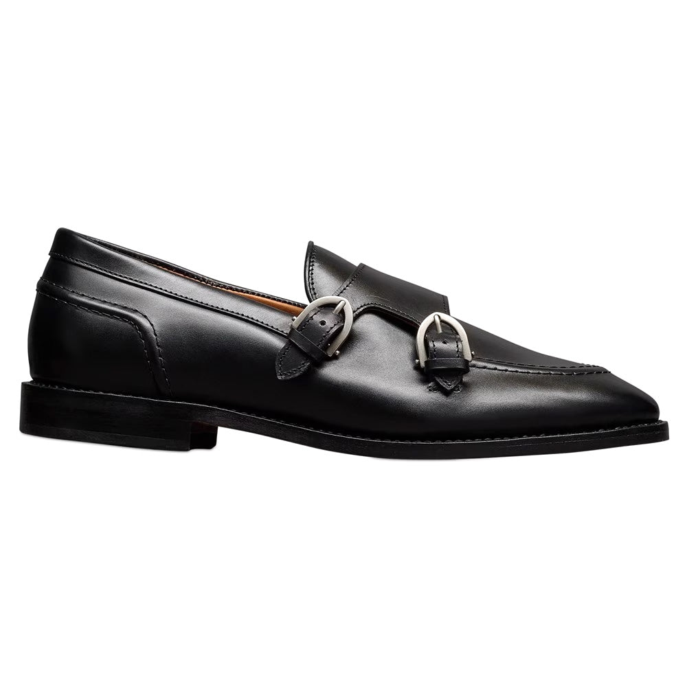 Allen Edmonds Randolph Leather Monk Strap Dress Shoe Black