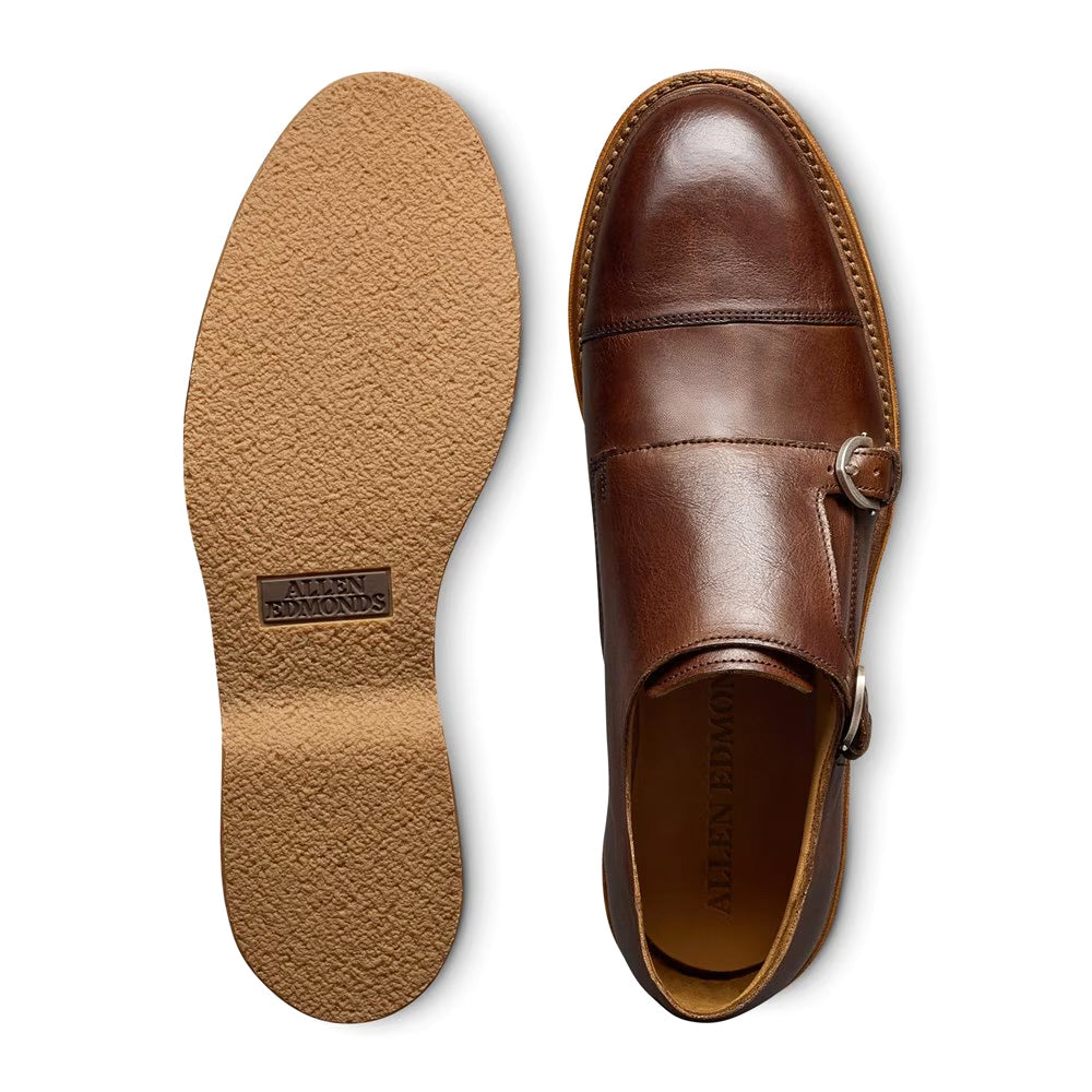 Allen Edmonds Kingston Verse Double Monk Strap Dress Shoe Chili (8855)