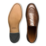 Allen Edmonds Randolph 2.0 Embossed Crocodile Penny Loafer Chili (8471)