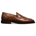 Allen Edmonds Randolph 2.0 Embossed Crocodile Penny Loafer Chili (8471)