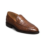 Allen Edmonds Randolph 2.0 Embossed Crocodile Penny Loafer Chili (8471)
