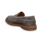 Allen Edmonds Randolph Suede Penny Loafer Dark Grey (8684)
