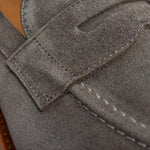Allen Edmonds Randolph Suede Penny Loafer Dark Grey (8684)