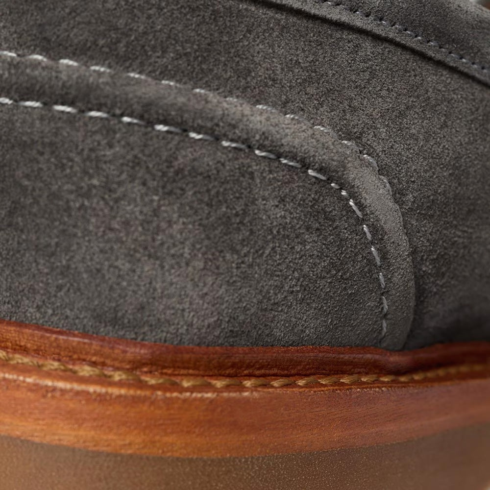 Allen Edmonds Randolph Suede Penny Loafer Dark Grey (8684)